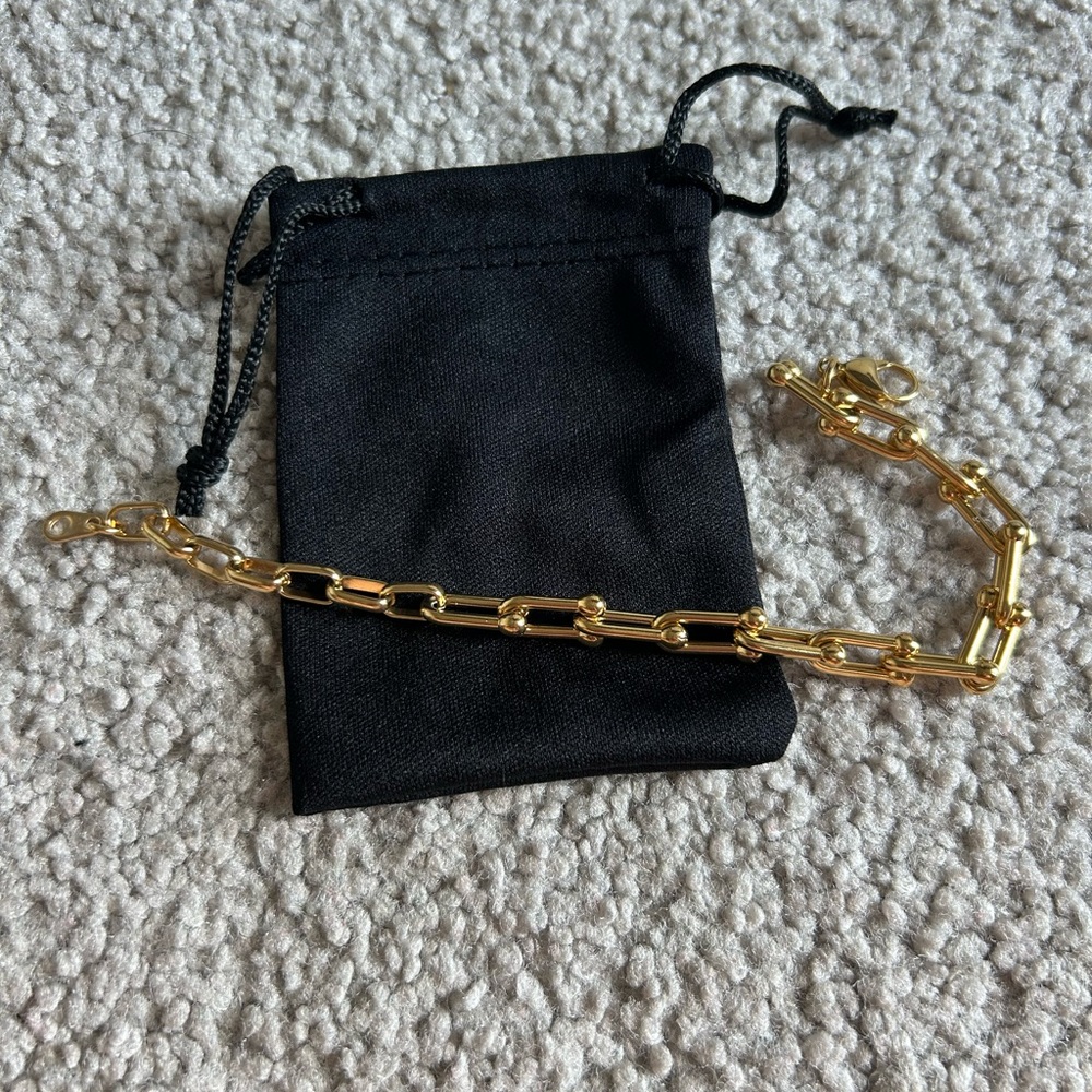 Gold Chain Bracelet